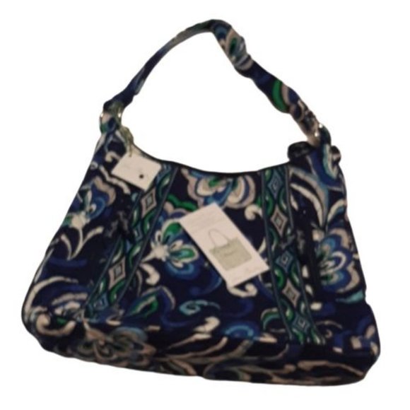 Vera Bradley Lisa B Bag Mediterranean Blue Rare Retired